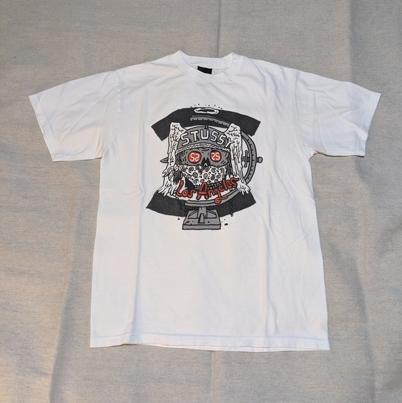 Vintage Stussy LA Graphic T Shirt Men's S - Picture 7 of 7